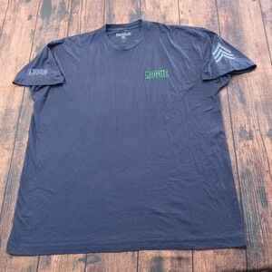 Rouge Short Sleeve Crew Neck T-Shirt Men's 2XL Navy‎ Blue